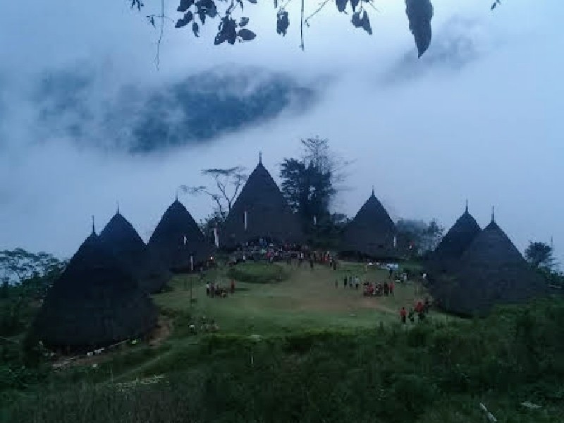 Traditional village in Flores