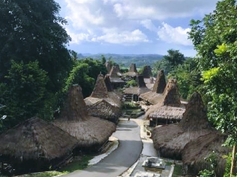 Praijing traditional village in Sumba, Indonesia